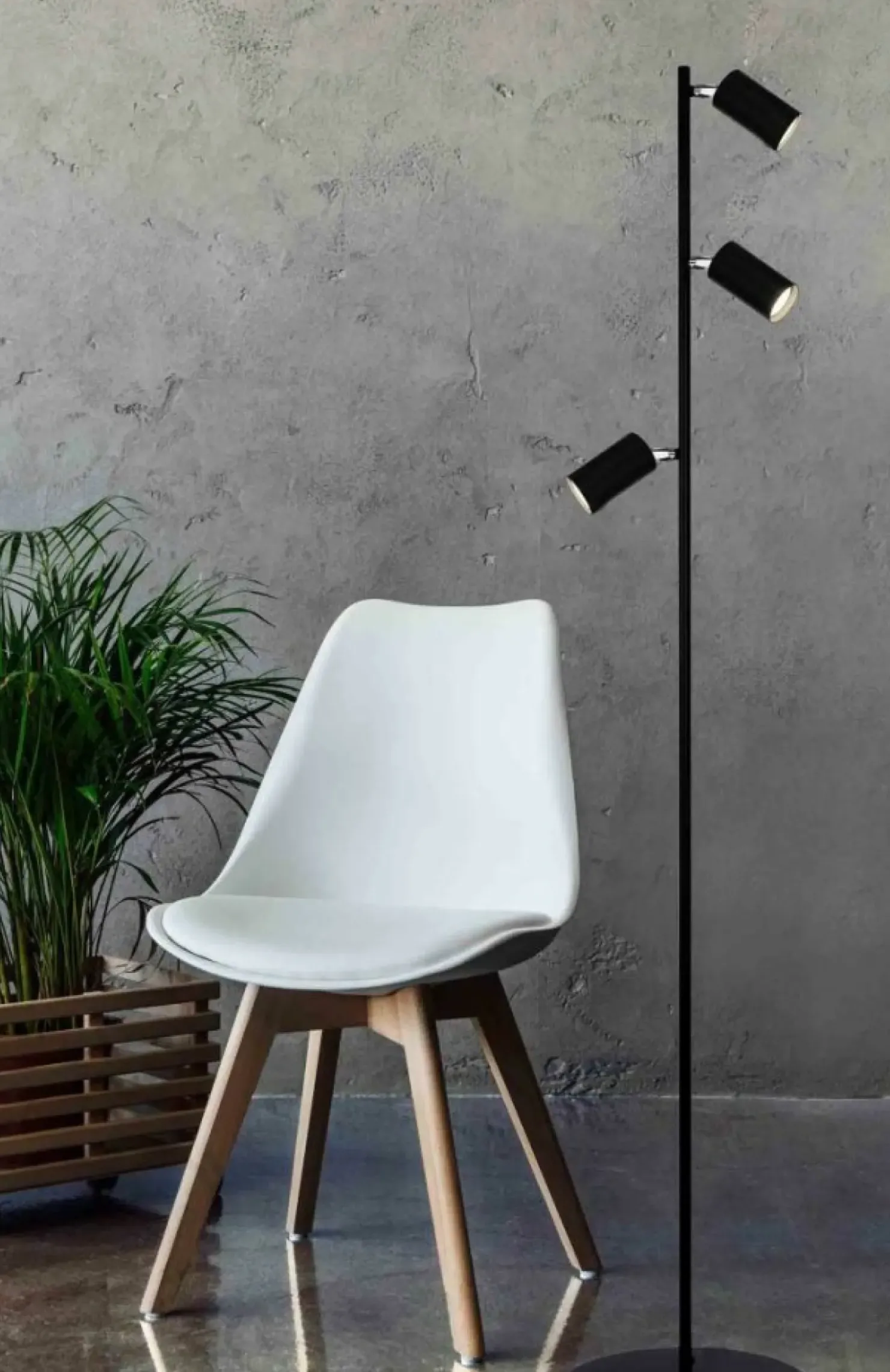 Lampa podłogowa w m kolorze na 3 żarówki K-4409 | Kaja*Sklep Kaja Sale
