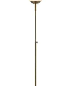 Lampa podłogowa w kolorze mosiądzu z kloszem 108277 | Kaja Oświetlenie*Sklep Kaja Best