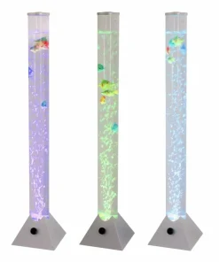 Lampa podłogowa w stylu retro, pływające rybki ZM 89244 AQUA | Kaja*Sklep Kaja Sale