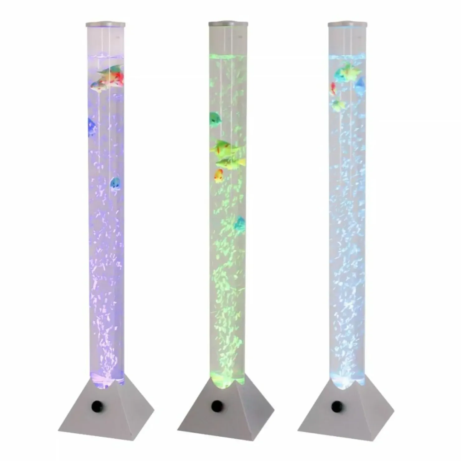 Lampa podłogowa w stylu retro, pływające rybki ZM 89244 AQUA | Kaja*Sklep Kaja Sale