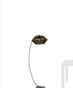 Lampa podłogowa wygięta w łuk, do salonu 1185/LP z serii MALIA | Kaja*Sklep Kaja Fashion