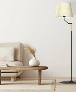 Lampa podłogowa z abażurem, dla czytelnika MLP7279 z serii ETNA | Kaja Oświetlen*Sklep Kaja Cheap