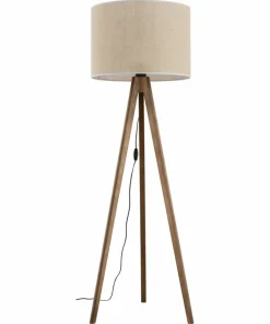 Lampa podłogowa z abażurem w stylu boho TK 16017 GRAND ORZECH | Kaja*Sklep Kaja Flash Sale