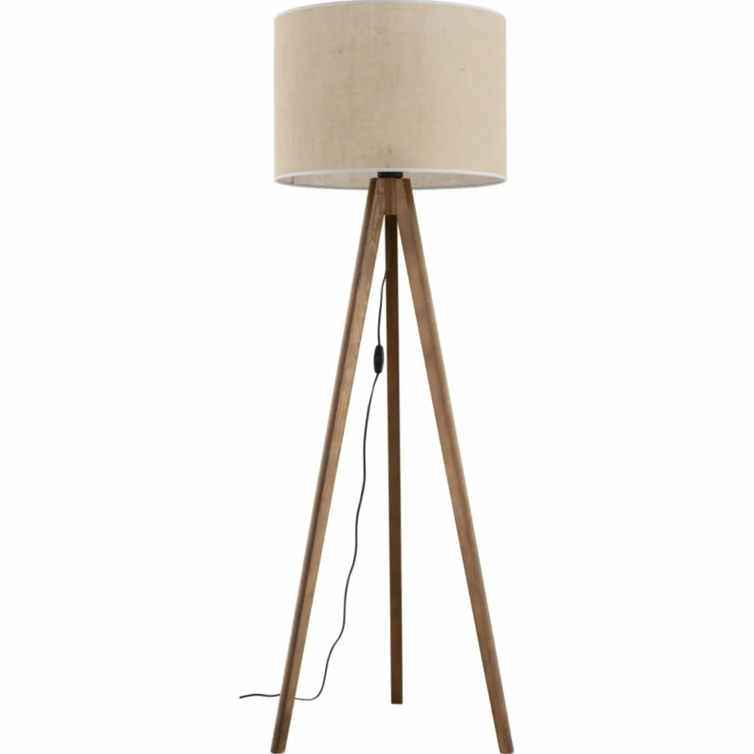 Lampa podłogowa z abażurem w stylu boho TK 16017 GRAND ORZECH | Kaja*Sklep Kaja Flash Sale