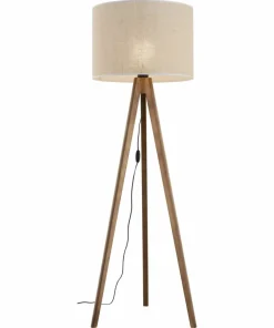 Lampa podłogowa z abażurem w stylu boho TK 16017 GRAND ORZECH | Kaja*Sklep Kaja Flash Sale