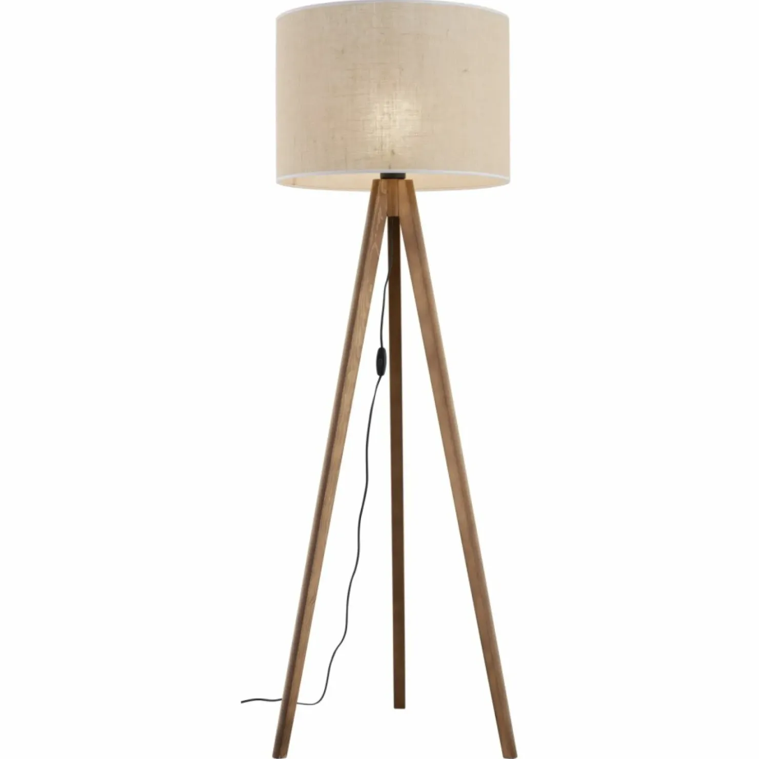 Lampa podłogowa z abażurem w stylu boho TK 16017 GRAND ORZECH | Kaja*Sklep Kaja Flash Sale