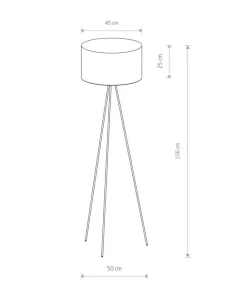 Lampa podłogowa z m abażurem 8191 | Kaja Oświetlenie*Sklep Kaja Cheap