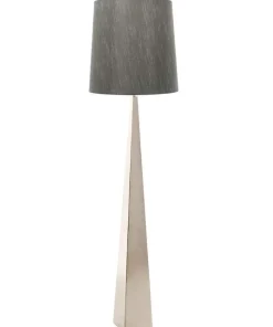 Lampa podłogowa z ciemnoszarym abażurem ASCENT-FL-PN z serii ASCENT*Sklep Kaja Best