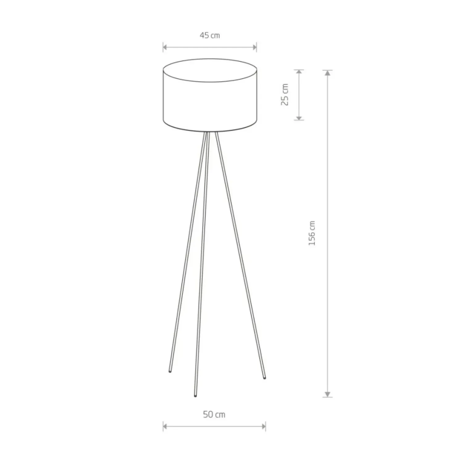 Lampa podłogowa z m abażurem 7991 | Kaja Oświetlenie*Sklep Kaja Cheap