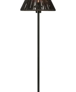 Lampa podłogowa z plecionym abażurem 108446 z serii CORDA | Kaja*Sklep Kaja Fashion