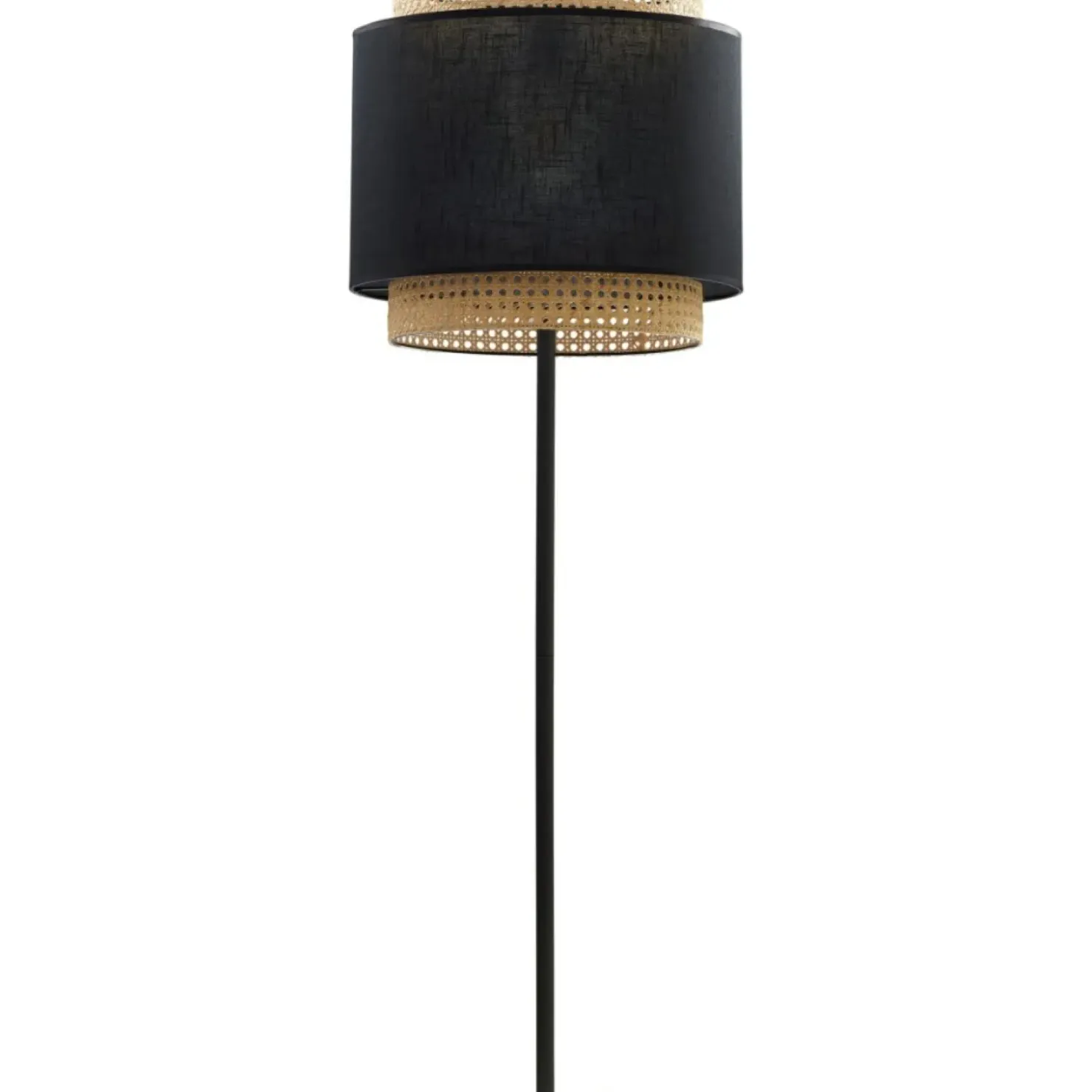 Lampa podłogowa z ratanowym abażurem TK 5568 BOHO | Kaja Oświetlenie*Sklep Kaja Fashion