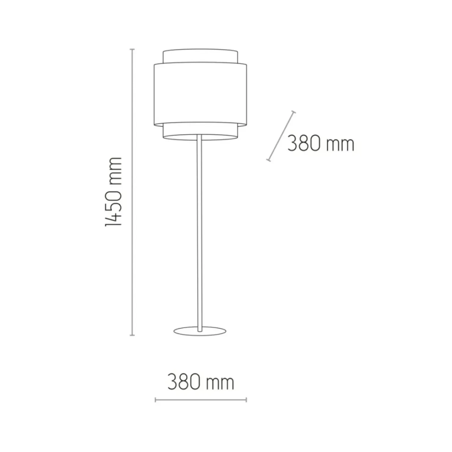 Lampa podłogowa z ratanowym abażurem TK 5568 BOHO | Kaja Oświetlenie*Sklep Kaja Fashion