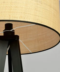 Lampa podłogowa z rattanowym abażurem 1149/LP1 ASTON | Kaja*Sklep Kaja Discount