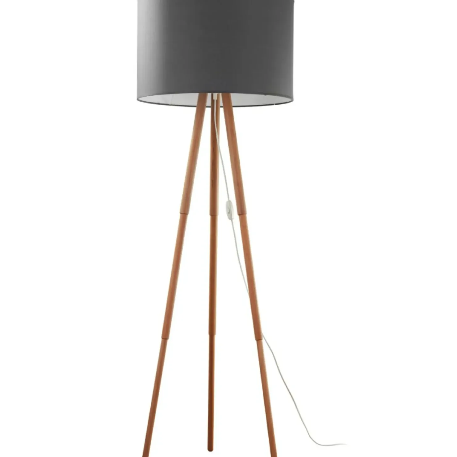 Lampa podłogowa z szarym abażurem TK 5285 TOKYO | Kaja Oświetlenie*Sklep Kaja Clearance