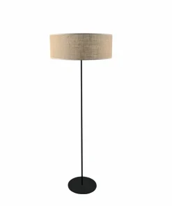 Lampa podłogowa z szerokim, jutowym abażurem ANT 2020 LAMEGO | Kaja*Sklep Kaja Cheap