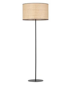 Lampa podłogowa ze słomkowym abażurem TK 5161 z serii LIBERIA | Kaja*Sklep Kaja Flash Sale