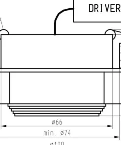 Lampa podtynkowa, oczko ze zintegrowanym LED-em 2228921 | Kaja Oświetlenie*Sklep Kaja Online
