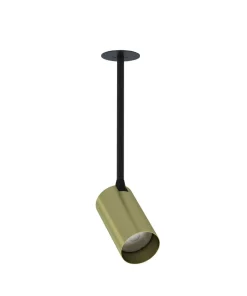 Lampa podtynkowa ze złotą tubą, do korytarza 7741 | Kaja Oświetlenie*Sklep Kaja Fashion