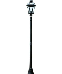 Lampa stojąca, czarna latarnia GZH-LB5 z serii LEDBURY*Sklep Kaja Cheap