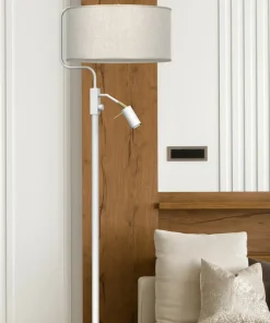 Lampa stojąca do kącika czytelnika - dwa światła MLP7503 LINO | Kaja*Sklep Kaja Sale