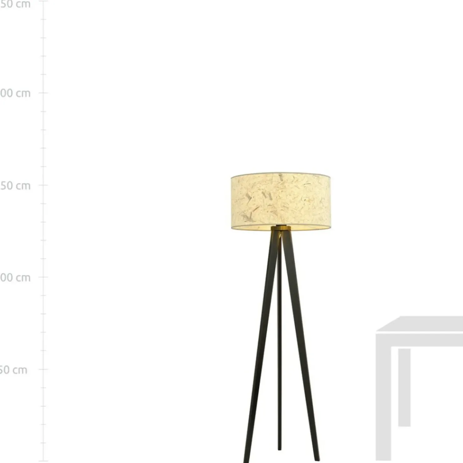 Lampa stojąca, klasyczny trójnóg z abażurem 1150/LP3 ASTON | Kaja*Sklep Kaja Fashion