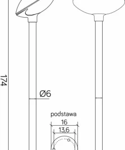 Lampa stojąca na żarówkę E27, szczelność IP55 TAO 1 z serii TAO | Kaja Oświetlen*Sklep Kaja Hot
