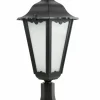 Lampa stojąca, niska, czarna z szybkami K 4011/1/BD z serii RETRO MAXI | Kaja Oś*Sklep Kaja Best
