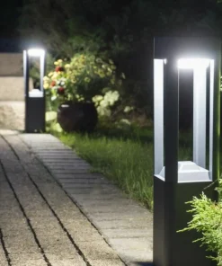 Lampa stojąca ogrodowa z trzonkiem GX53 FKW-500 z serii FAN KWADRAT | Kaja Oświe*Sklep Kaja Online