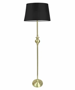 Lampa stojąca w stylu glamour, z abażurem 51-09258 z serii PRIMA*Sklep Kaja Discount