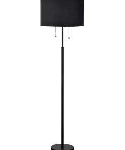 Lampa stojąca włączana sznureczkami LP-0304/2F BK FOGO | Kaja*Sklep Kaja Outlet
