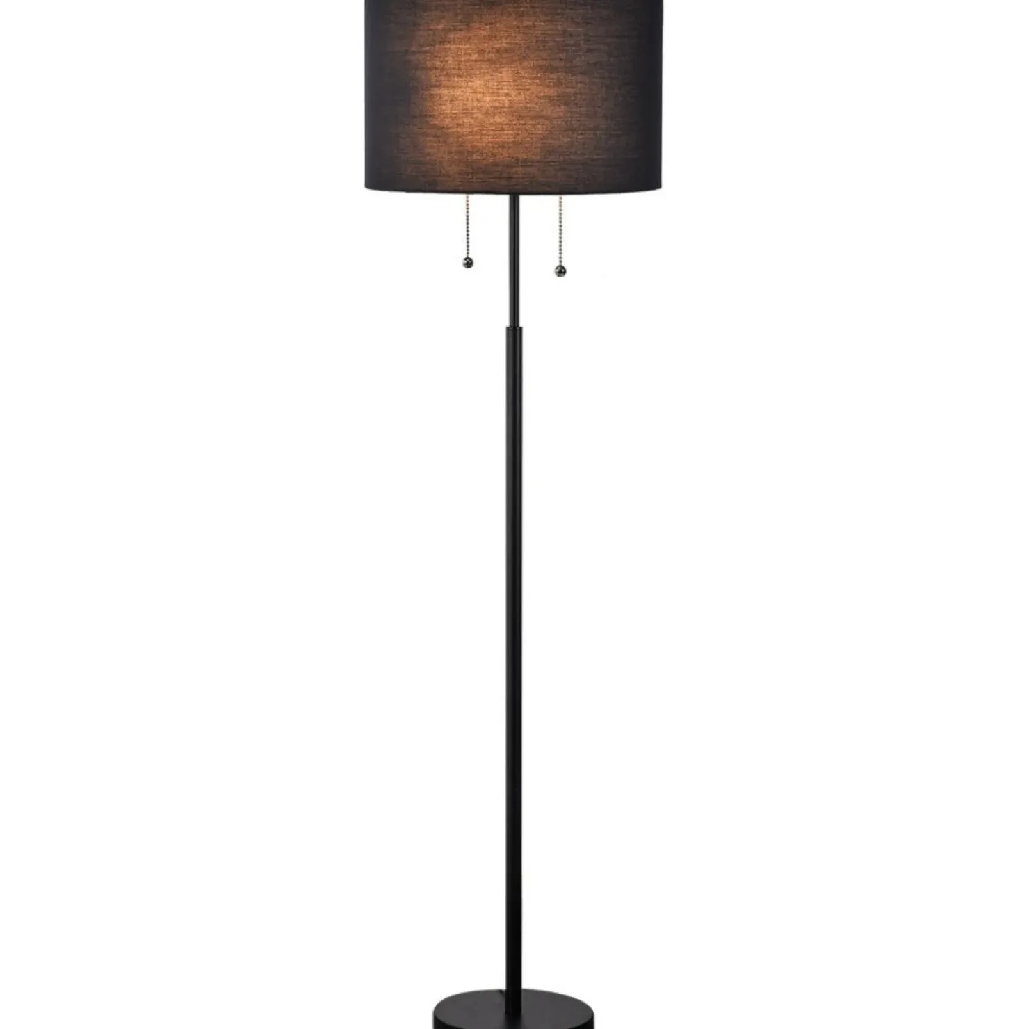 Lampa stojąca włączana sznureczkami LP-0304/2F BK FOGO | Kaja*Sklep Kaja Outlet