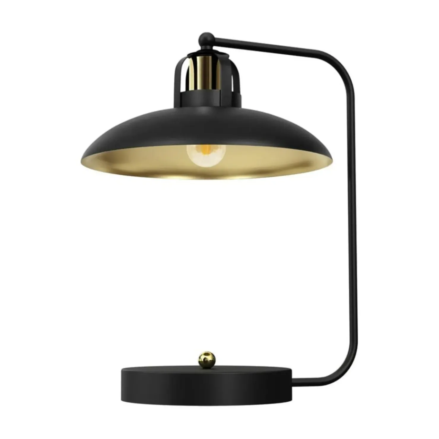 Lampa stołowa do biura, kolor czarno-złoty MLP8908 z serii FELIX | Kaja Oświetle*Sklep Kaja Outlet