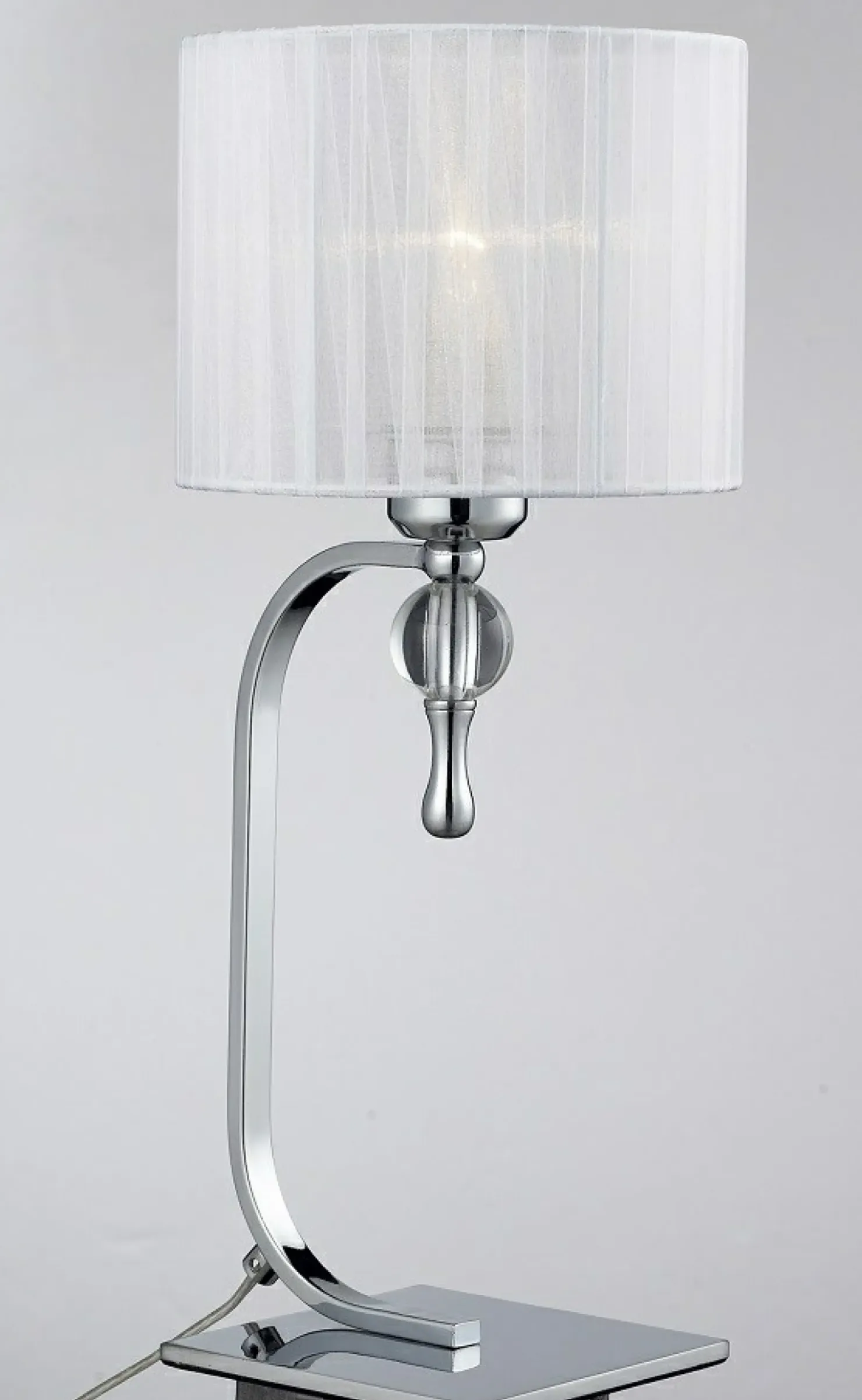 Lampa stołowa do eleganckiej sypialni AZ1107 IMPRESS WHITE | Kaja*Sklep Kaja Outlet