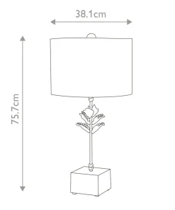 Lampa stołowa, kwiat, antyczne złoto FB-CAMILIA-TL z serii CAMILIA*Sklep Kaja Cheap
