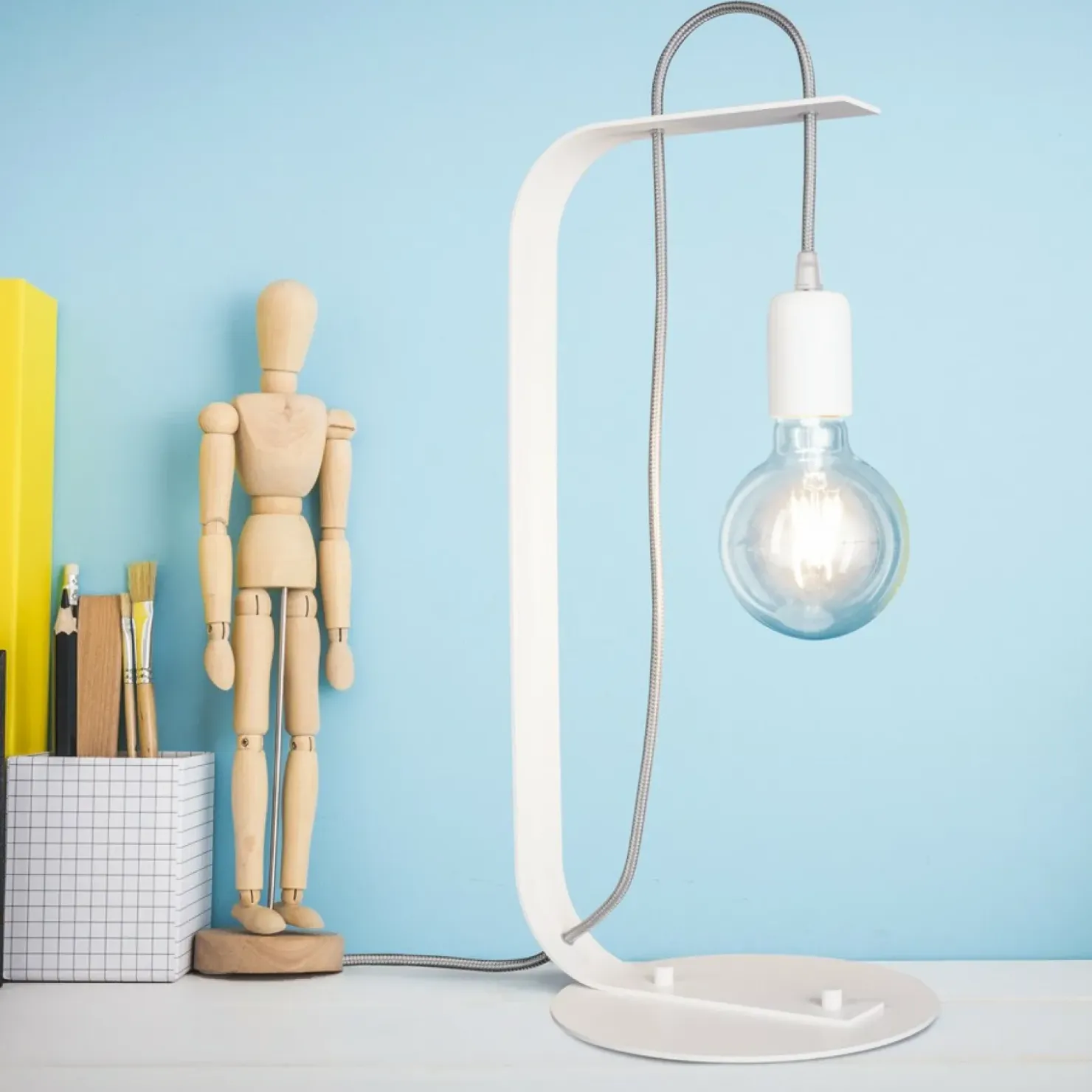 Lampa stołowa w stylu industrialnym 66310 BORNHOLM | Kaja Oświetlenie*Sklep Kaja Flash Sale