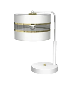 Lampa stołowa z m abażurem, do salonu MLP7354 z serii ULTIMO | Kaja Oświetl*Sklep Kaja New