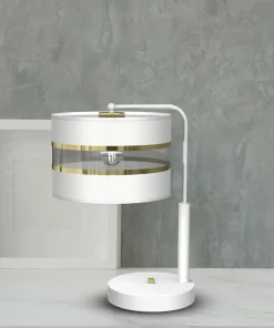 Lampa stołowa z m abażurem, do salonu MLP7354 z serii ULTIMO | Kaja Oświetl*Sklep Kaja New