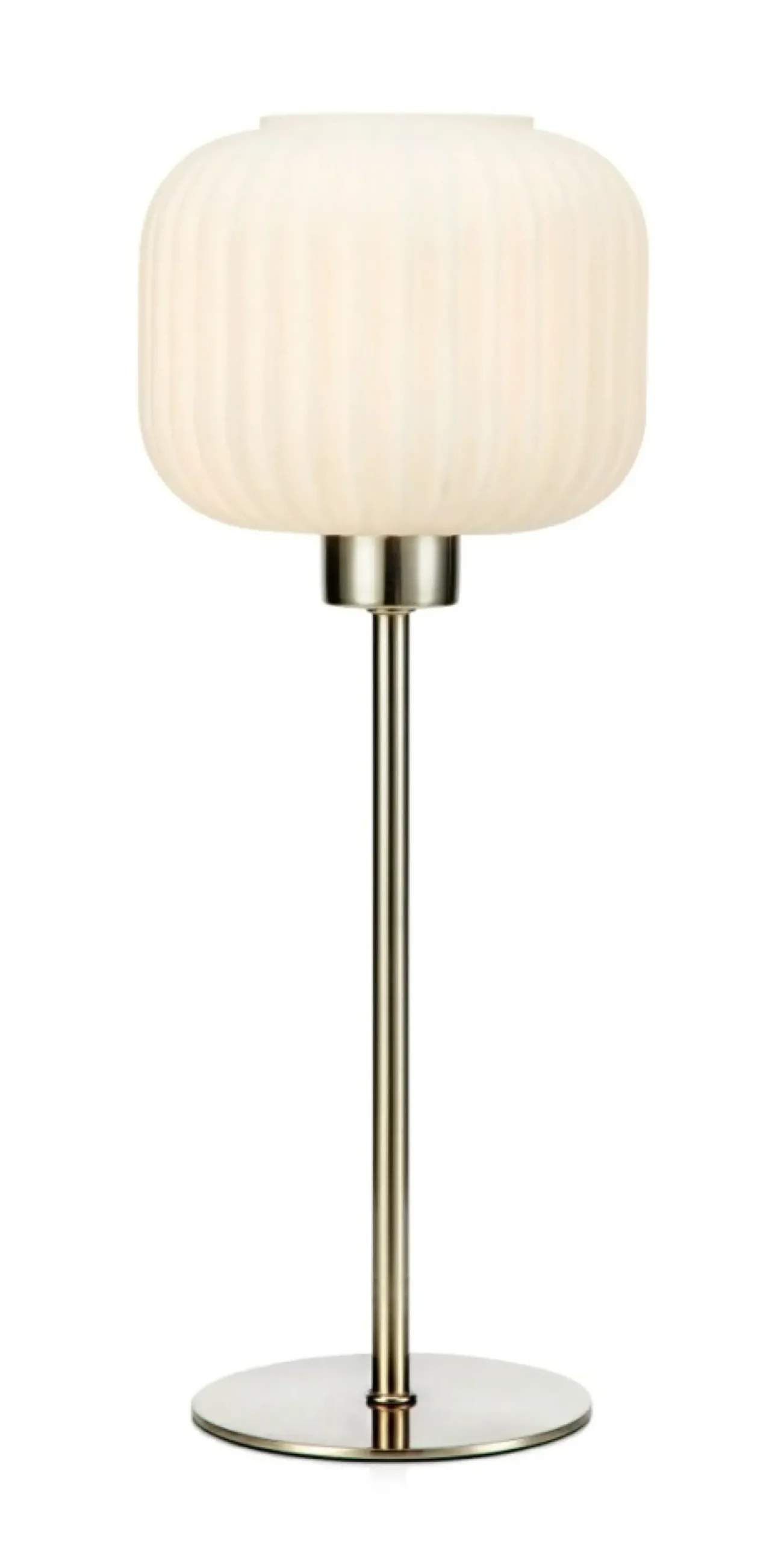 Lampa stołowa z białym kloszem mały gwint 108121 | Kaja Oświetlenie*Sklep Kaja Cheap