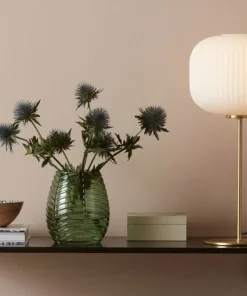Lampa stołowa z białym ozdobnym kloszem 107819 | Kaja Oświetlenie*Sklep Kaja Best Sale