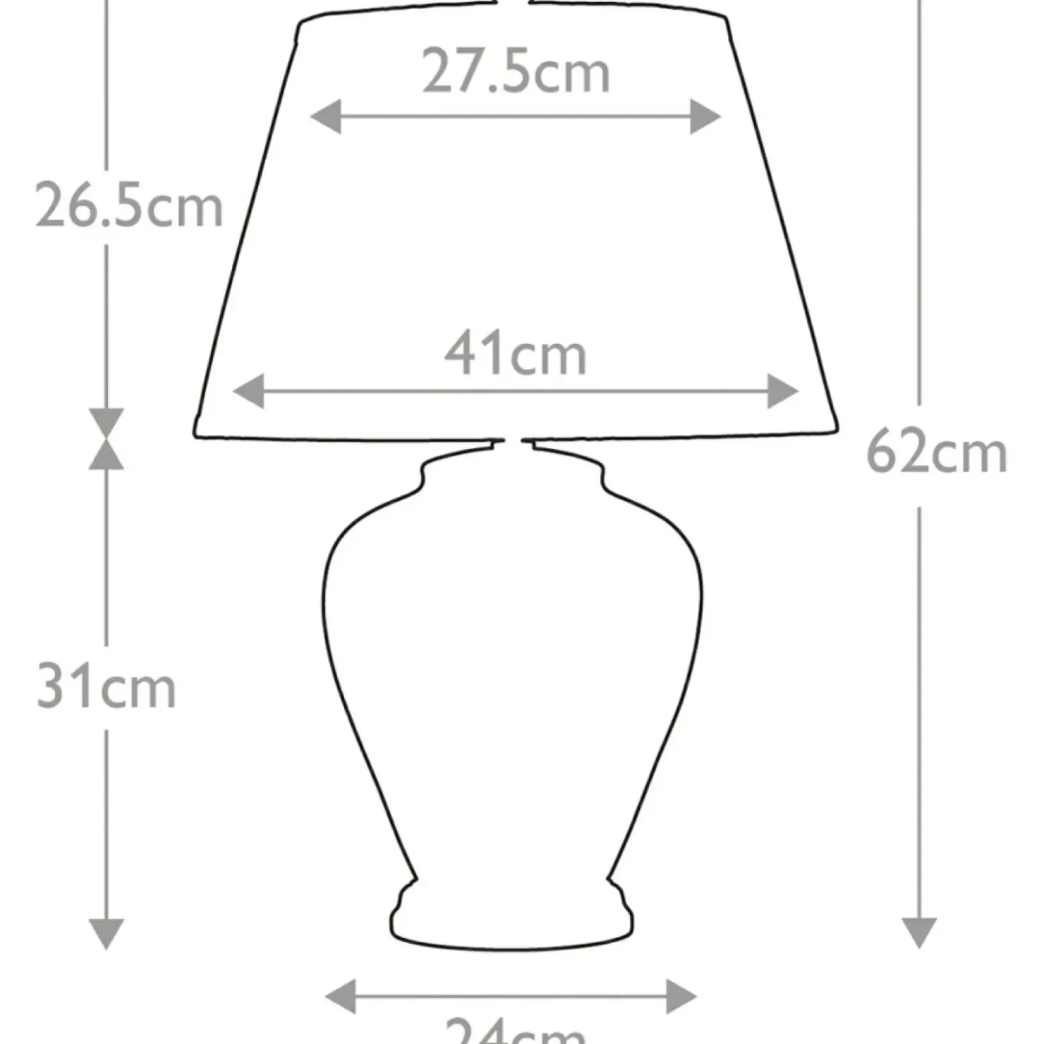 Lampa stołowa z dekoracyjną podstawą ARUM-LILY-TL z serii ARUM LILY*Sklep Kaja Best