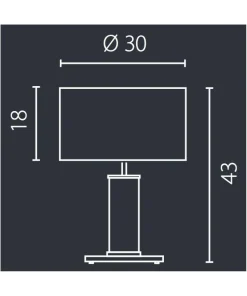 Lampa stołowa z metalicznym abażurem 67547 NODO | Kaja Oświetlenie*Sklep Kaja Sale