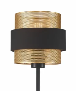 Lampa stołowa z nowoczesnym abażurem TB-27467-1-BK-GD z serii BANS*Sklep Kaja Hot