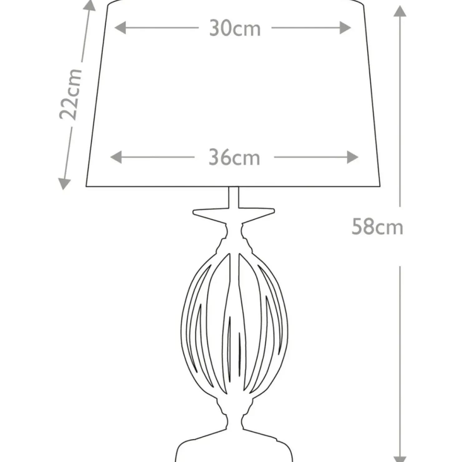 Lampa stołowa z ozdobną podstawą AG-TL-POL-NICKEL z serii AEGEAN*Sklep Kaja Best