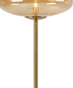 Lampa stołowa z ozdobnym, bursztynowym kloszem 108443 z serii LOCUS*Sklep Kaja New