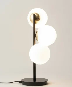 Lampa stołowa z trzema kloszami, do sypialni SIG 50364 z serii PIANO*Sklep Kaja Cheap