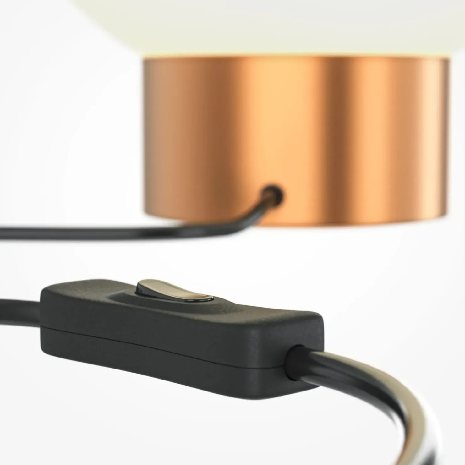 Lampa stołowa ze złotym mocowaniem MOD321TL-01G3 z serii BASIC FORM*Sklep Kaja Clearance