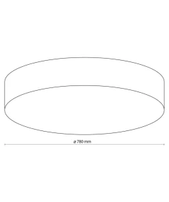 Lampa sufitowa ⌀78cm do przytulnej sypialni TK 5638 z serii RONDO*Sklep Kaja Outlet