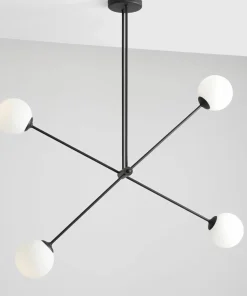 Best Sale Sklep Kaja Lampa sufitowa czarna nowoczesna E14 1081PL_L1 OHIO | Kaja Oświetlenie Zadzwońporabattel.783200183(8-16)/mailsklep@kaja.com.pl