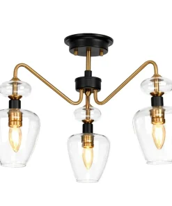 Lampa sufitowa, dekoracyjne szkła DL-ARMAND-SF3-AB z serii ARMAND*Sklep Kaja Clearance