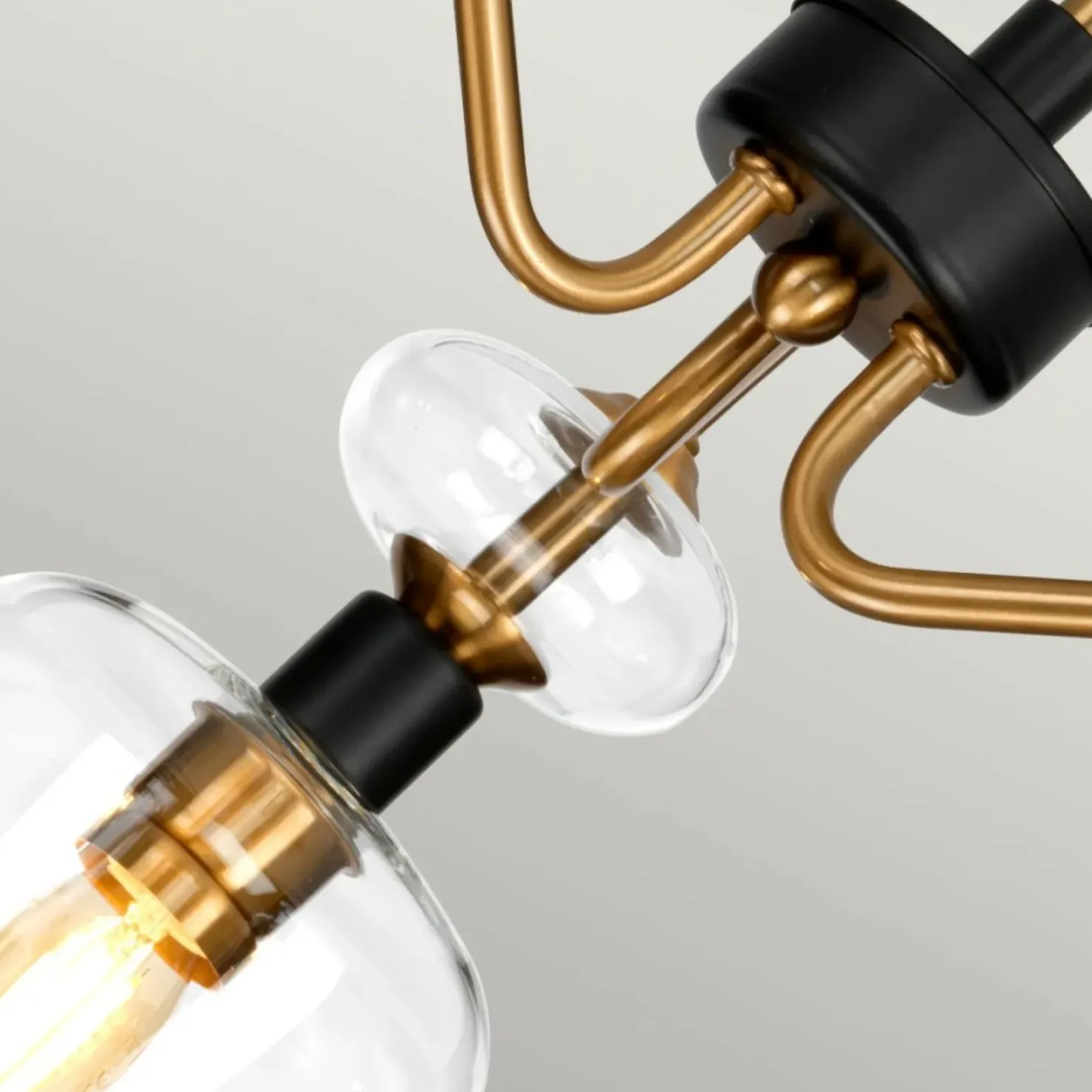 Lampa sufitowa, dekoracyjne szkła DL-ARMAND-SF3-AB z serii ARMAND*Sklep Kaja Clearance